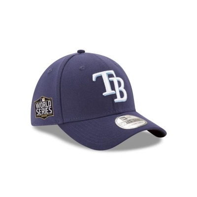 Tampa Bay Rays Gorra | New Era MLB World Series Side Patch 39thirty Stretch Fit Cap Mexico - Azules
